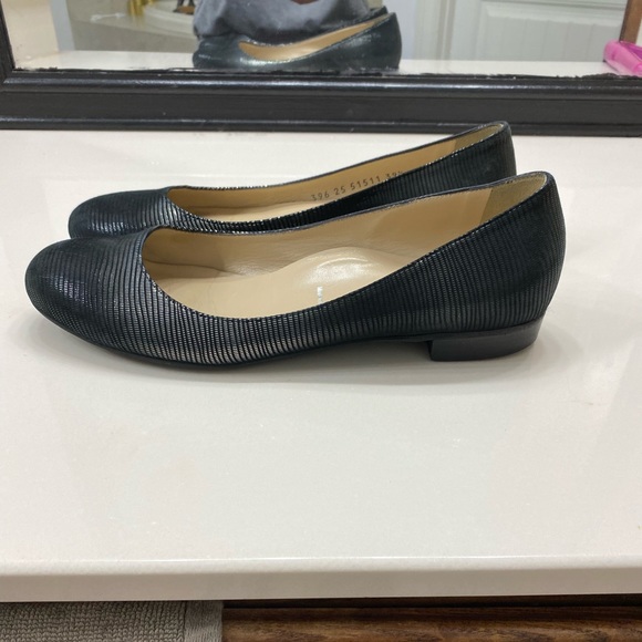 Ron white black leather loafers made in Italy size 39.5 - Picture 2 of 8